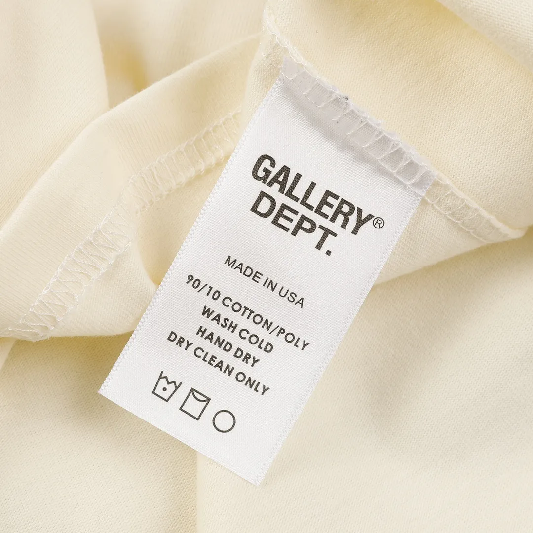 GALLERY.DEPT Summer new short-sleeved model number: D3120#P106 Color: black apricot Size: S M L XL